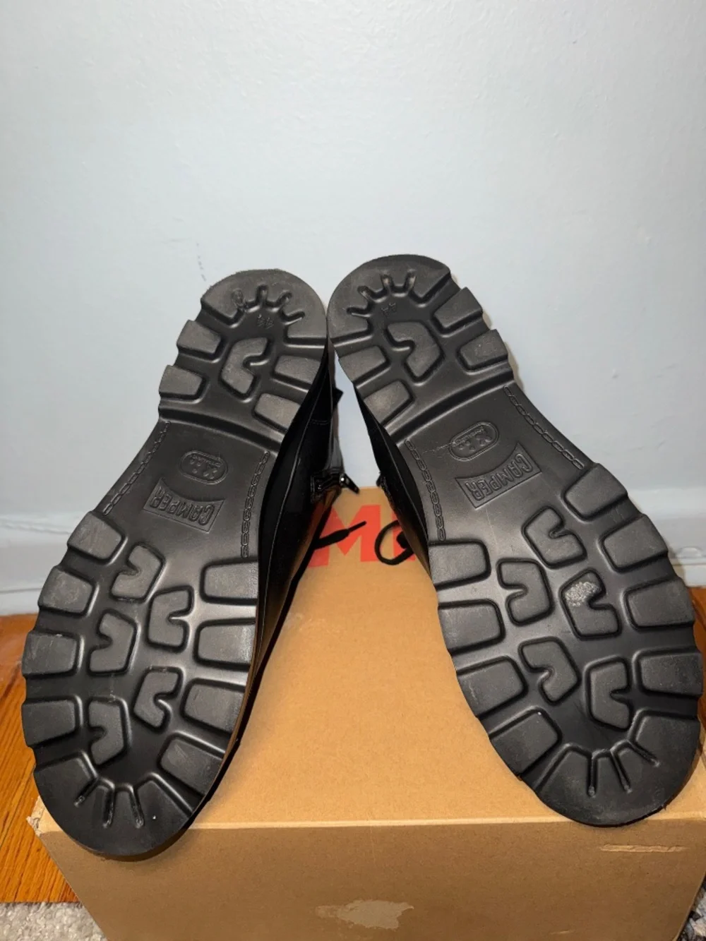 Camper Brutus K300485 Black Leather Boots